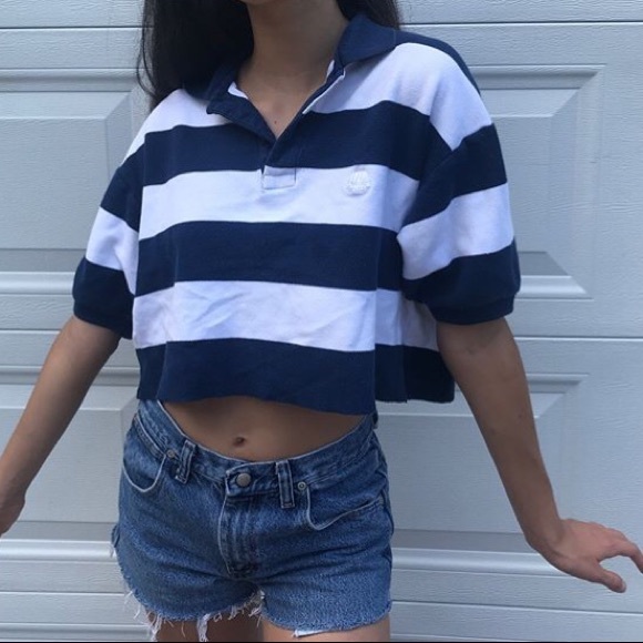 Tops - 💙cropped polo